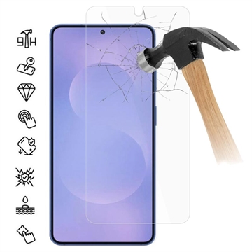 Protector de pantalla de vidrio templado para Samsung Galaxy S26+ - 9H - Case Friendly - Transparente