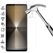 Protector de pantalla de vidrio templado para Sony Xperia 1 VII - 9H - Case Friendly - Transparente