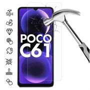 Protector de Pantalla de Cristal Templado para Xiaomi Poco C61 - 9H - Case Friendly  - Claro