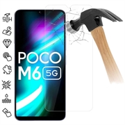Protector de Pantalla de Cristal Templado - 9H para Xiaomi Poco M6 - Case Friendly - Claro