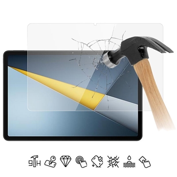 Protector de pantalla de vidrio templado para Xiaomi Poco Pad M1 - 9H - Case Friendly - Transparente