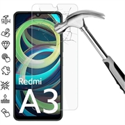 Protector de Pantalla de Cristal Templado para Xiaomi Redmi A3 - Case Friendly - Claro