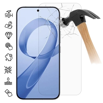 Protector de pantalla de vidrio templado para Xiaomi Redmi K90/Poco F8 Pro - 9H - Case Friendly - Transparente