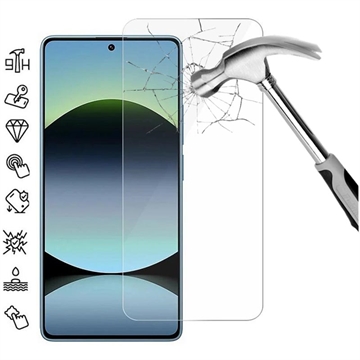 Protector de pantalla de vidrio templado para Xiaomi Redmi Note 14S - 9H - Case Friendly - Transparente