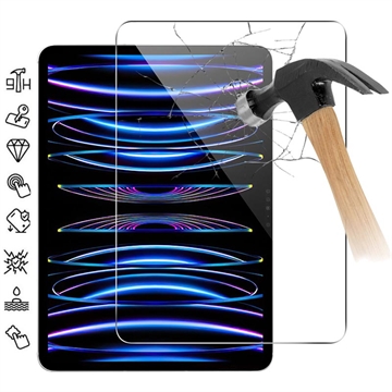 Protector de pantalla de vidrio templado para iPad Pro 11 (2025) - 9H - Case Friendly - Transparente