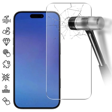 Protector de pantalla de vidrio templado para iPhone 17 Air - 9H - Case Friendly - Transparente