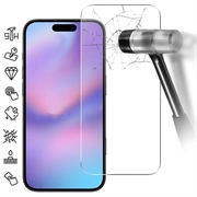Protector de pantalla de vidrio templado para iPhone 17 Pro - 9H - Case Friendly - Transparente