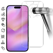 Protector de pantalla de vidrio templado para iPhone 17 Pro Max - 9H - Case Friendly - Transparente