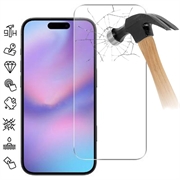 Protector de pantalla de vidrio templado para iPhone 17 Pro - 9H - Case Friendly - 2 Udds.
