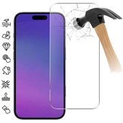 Protector de pantalla de vidrio templado para iPhone 17 - 9H - Case Friendly - 2 Udds.
