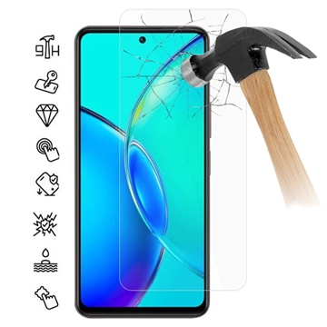 Protector de Pantalla de Cristal Templado para vivo Y27s - 9H - Case Friendly - Claro