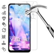 Protector de Pantalla de Cristal Templado para vivo Y28 - 9H - Case Friendly  - Claro