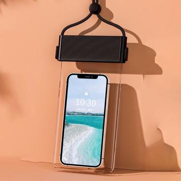 Funda impermeable universal híbrida texturizada - 7.5" - Negro