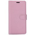 Funda con Textura para Huawei P10 - Estilo Cartera - Rosa