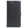 Funda con Textura para Huawei Honor 8 - Estilo Cartera - Negro
