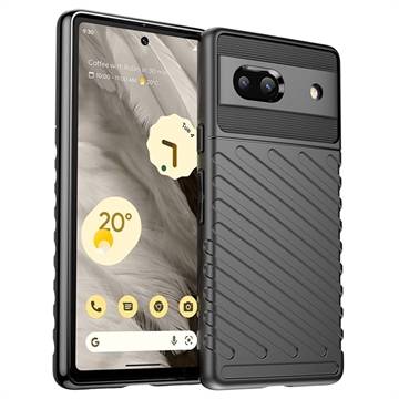 Carcasa de TPU Thunder Series para Google Pixel 7a - Negro