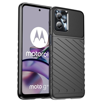 Carcasa de TPU Thunder Series para Motorola Moto G13/G23 - Negro