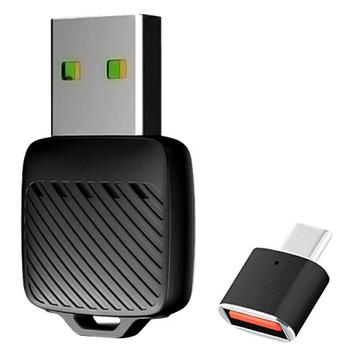Pequeño adaptador USB inalámbrico para CarPlay y Android Auto