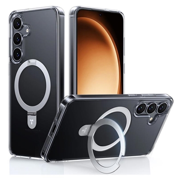 Funda MagSafe Samsung Galaxy S25 Torras Guardian Ostand - Transparente