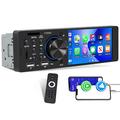 Equipo de música Bluetooth con pantalla táctil y CarPlay/Android Auto - SD, AUX, USB