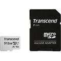 Transcend 300S microSDXC Tarjeta de Memoria con Adaptador SD TS512GUSD300S-A - 512GB