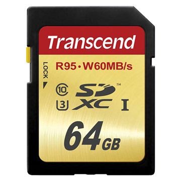 Tarjeta de Memoria SDXC Transcend TS64GSDU3 Ultimate - 64GB