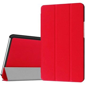 Funda de Tres Pliegues para Huawei MediaPad M3 8.4 - Rojo