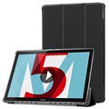 Funda de Tres Pliegues para Huawei MediaPad M5 10/M5 10 (Pro) - Negro