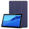 Funda Folio de Tres Pliegues para Huawei MediaPad T5 10 - Azul Oscuro