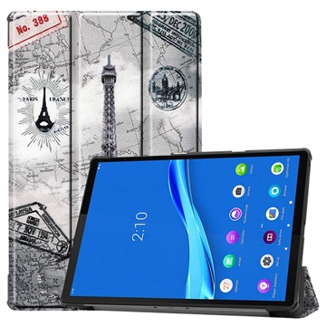 Funda Folio de Tres Pliegues para Lenovo Tab M8 (HD), Tab M8 (FHD) - Negro