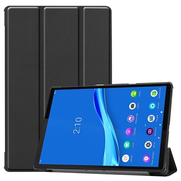 Funda Folio de Tres Pliegues para Lenovo Tab M8 (HD), Tab M8 (FHD) - Negro