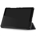 Funda Folio de Tres Pliegues para Lenovo Tab M8 (HD), Tab M8 (FHD) - Negro