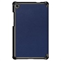Funda Folio de Tres Pliegues para Lenovo Tab M8 (HD), Tab M8 (FHD) - Azul Oscuro