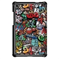 Funda Folio de Tres Pliegues para Lenovo Tab M8 (HD), Tab M8 (FHD) - Graffiti