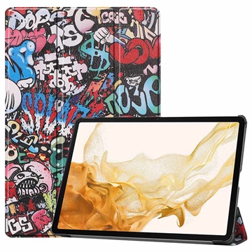 Funda Inteligente de Tres Pliegues para Samsung Galaxy Tab S10+ - Pintada