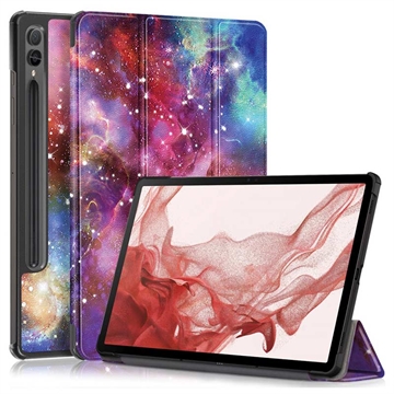 Funda Inteligente de Tres Pliegues para Samsung Galaxy Tab S9+ - Azul