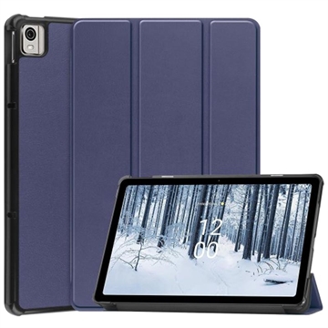 Funda Tri-Fold Inteligente para Nokia T21 - Azul