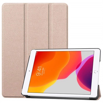 Funda Inteligente de Tres Pliegues para iPad 10.2 - Dorado