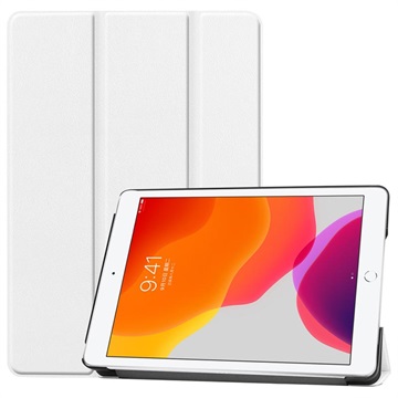 Funda Inteligente de Tres Pliegues para iPad 10.2 - Blanco