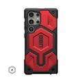 Funda Híbrida UAG Monarch Pro para Samsung Galaxy S24 Ultra - Crimson / Negro