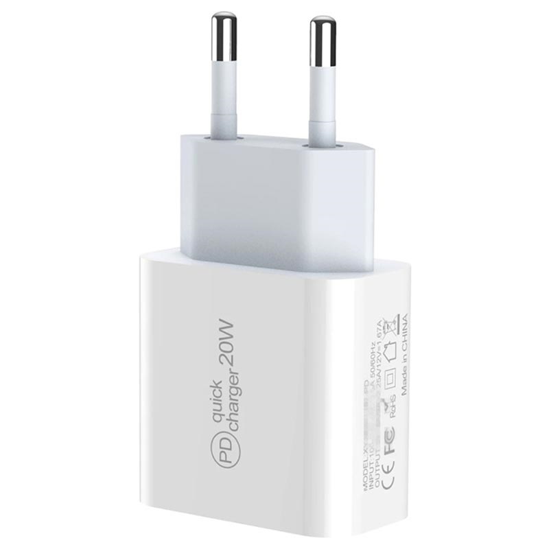 Cargador Pared Usb-c 20w + Cable Lightning Power Delivery Original