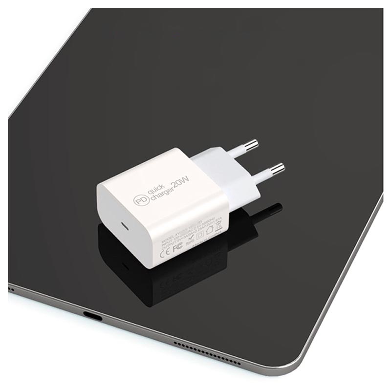 Cargador Pared Usb-c 20w + Cable Lightning Power Delivery Original