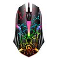 Ratón USB para juegos con LED - 1200 DPI - Negro