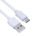 Cable de carga USB a USB-C para iPhone 15 / Plus / Pro / Pro Max - Blanco