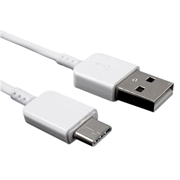 Cable de carga USB a USB-C para iPhone 15 Pro/15 Pro Max/16 Pro/16 Pro Max - 1m - Blanco