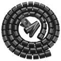 Ugreen Organizador de Cables - 25mm - 3m - Negro