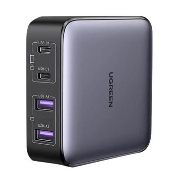 Ugreen Nexode 65W Cargador de sobremesa de 4 puertos - 65W - Negro
