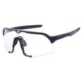 Gafas de ciclismo ultraligeras con cristal transparente - Negras