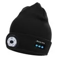 Knitted Beanie Hat Bluetooth 5.0 Headset - Black