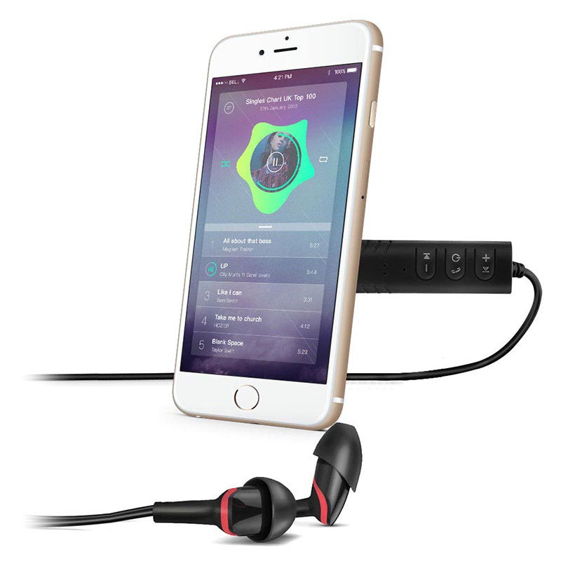 Receptor Bluetooth de Audio Universal 3.5mm con Micrófono